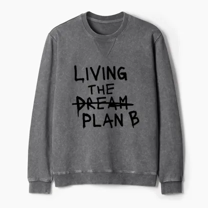 Tokyo-Tiger Implement Plan B Washed Terry Sweatshirt