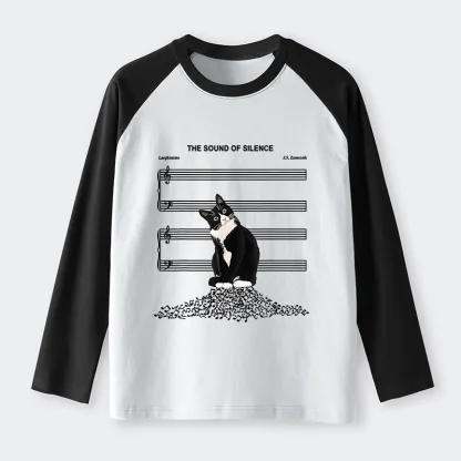 Tokyo-Tiger The Sound Of Silence Raglan Long Sleeve T-shirt