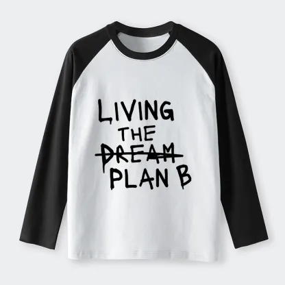Tokyo-Tiger Implement Plan B Raglan Long Sleeve T-shirt