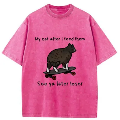 Tokyo-Tiger Cat That Walked Away After Eating Washed T-Shirt