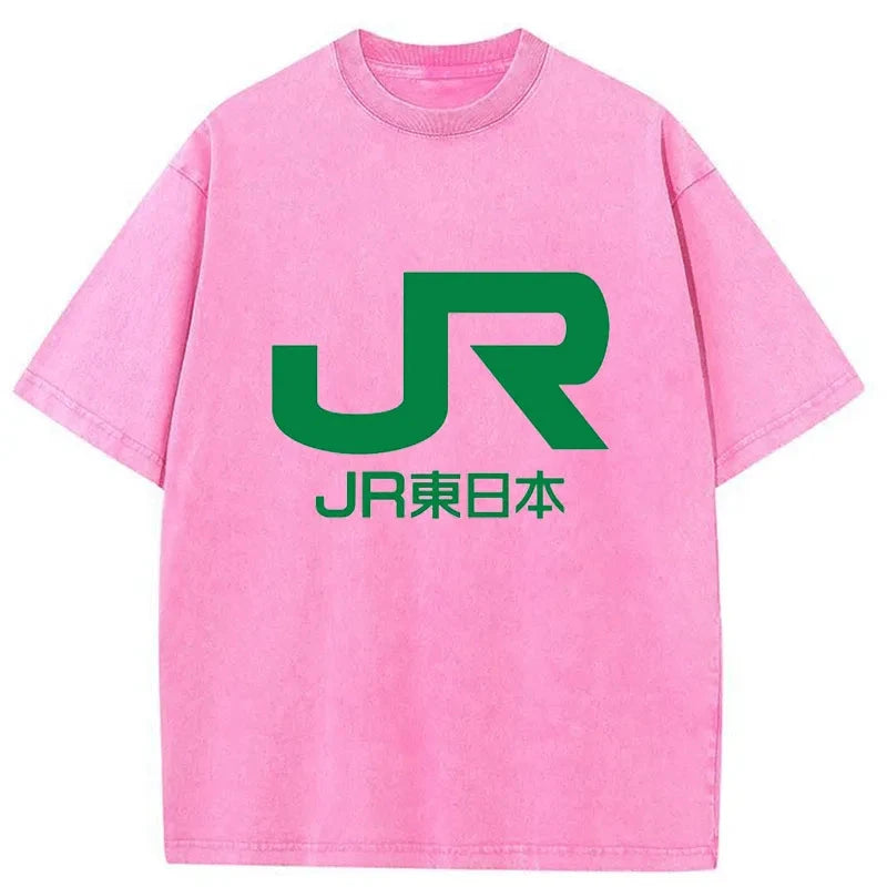 Tokyo-Tiger East Japan Railway Company Washed T-Shirt