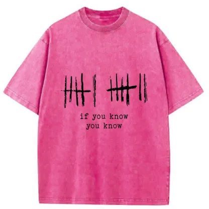 Tokyo-Tiger If You Know You Know Washed T-Shirt