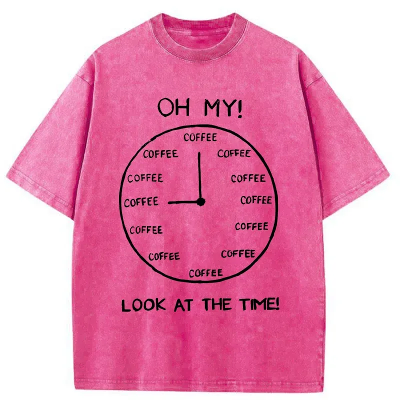 Tokyo-Tiger Coffee Time Washed T-Shirt