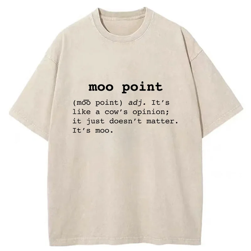 Tokyo-Tiger Moo Point Washed T-Shirt