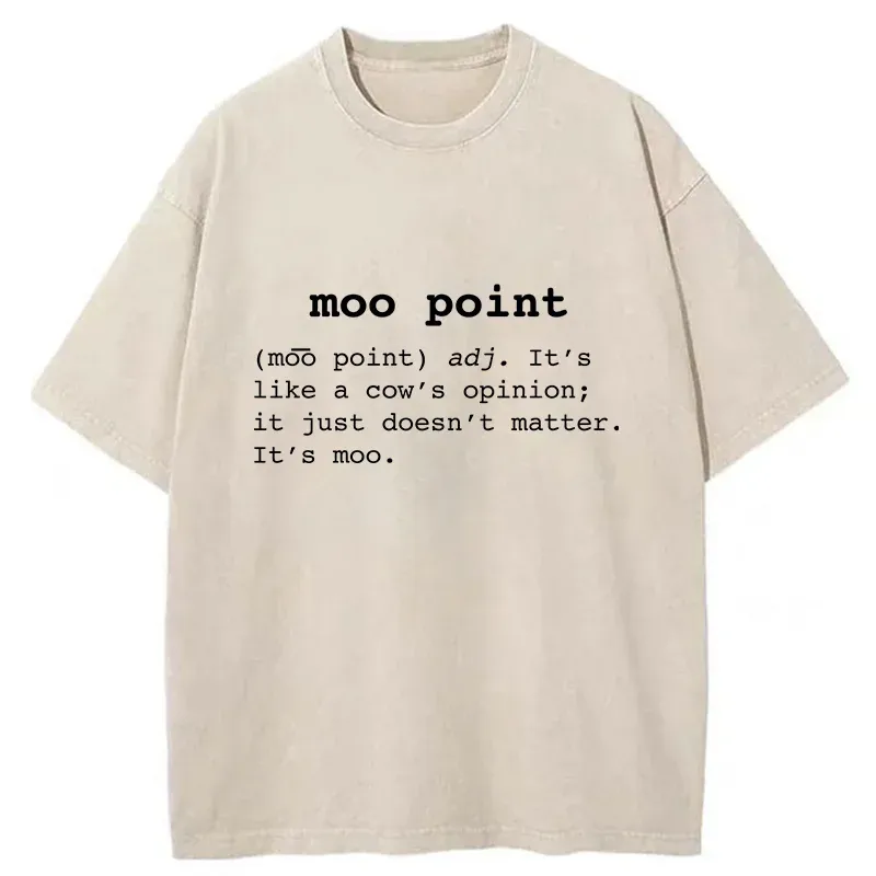 Tokyo-Tiger Moo Point Washed T-Shirt Sale