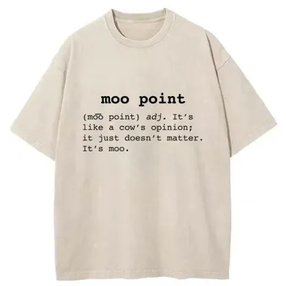 Tokyo-Tiger Moo Point Washed T-Shirt