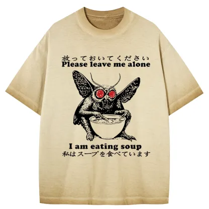 Tokyo-Tiger Don't Bother The Mothman Gradient Washed T-Shirt