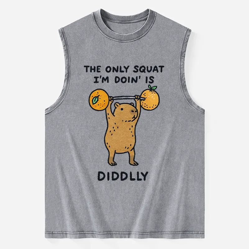 Tokyo-Tiger Diddly Capybara Washed Tank