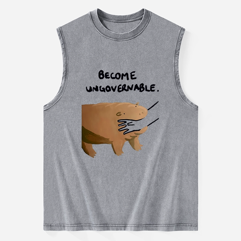 Tokyo-Tiger Moo Deng Bites Someone's Arm Washed Tank