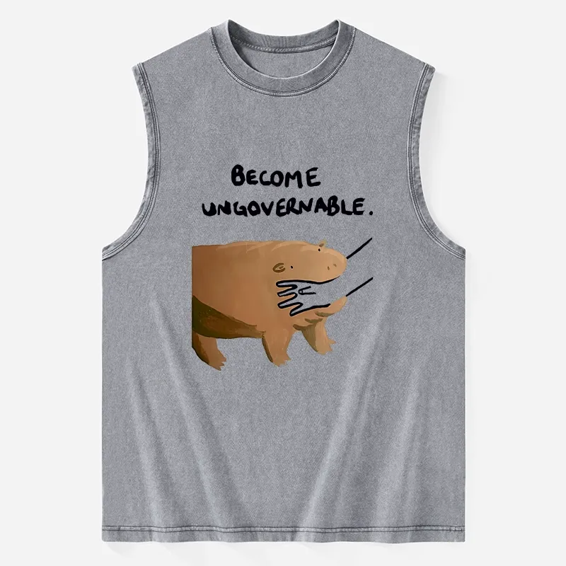 Tokyo-Tiger Moo Deng Bites Someone's Arm Washed Tank