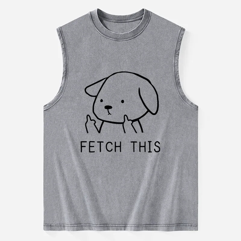 Tokyo-Tiger Fetch This Dog Washed Tank