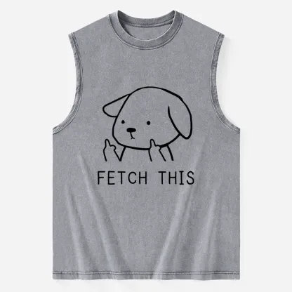 Tokyo-Tiger Fetch This Dog Washed Tank