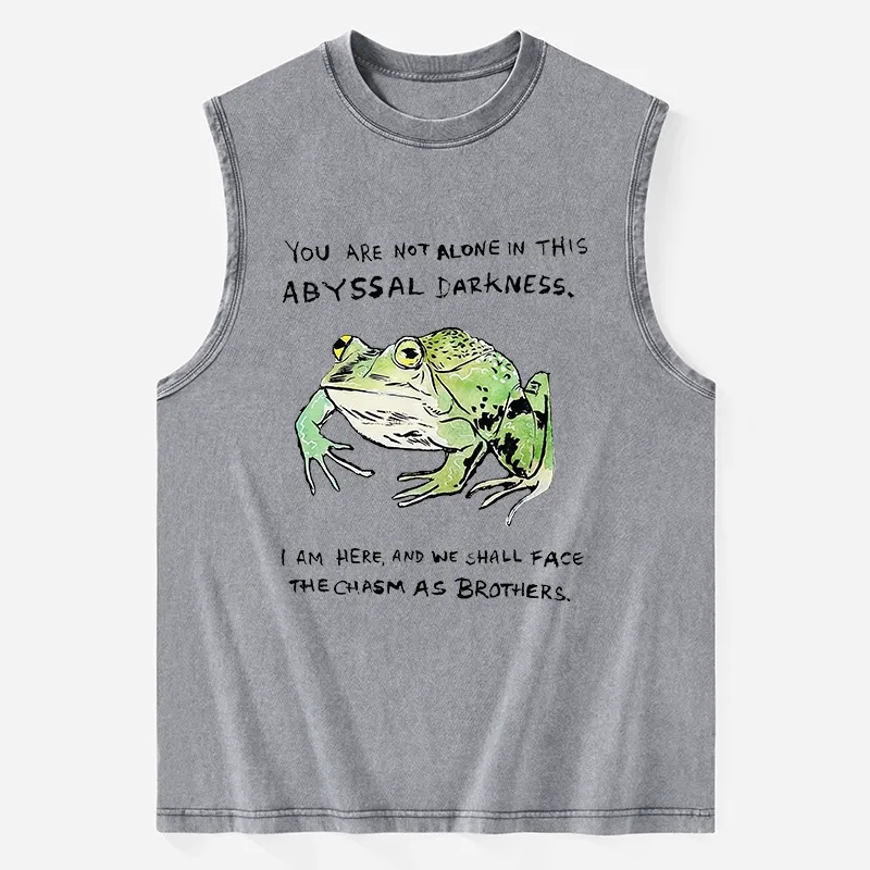 Tokyo-Tiger Support Your Frog Friends Washed Tank