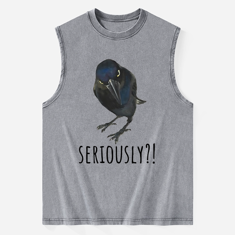 Tokyo-Tiger Raven's Question Washed Tank