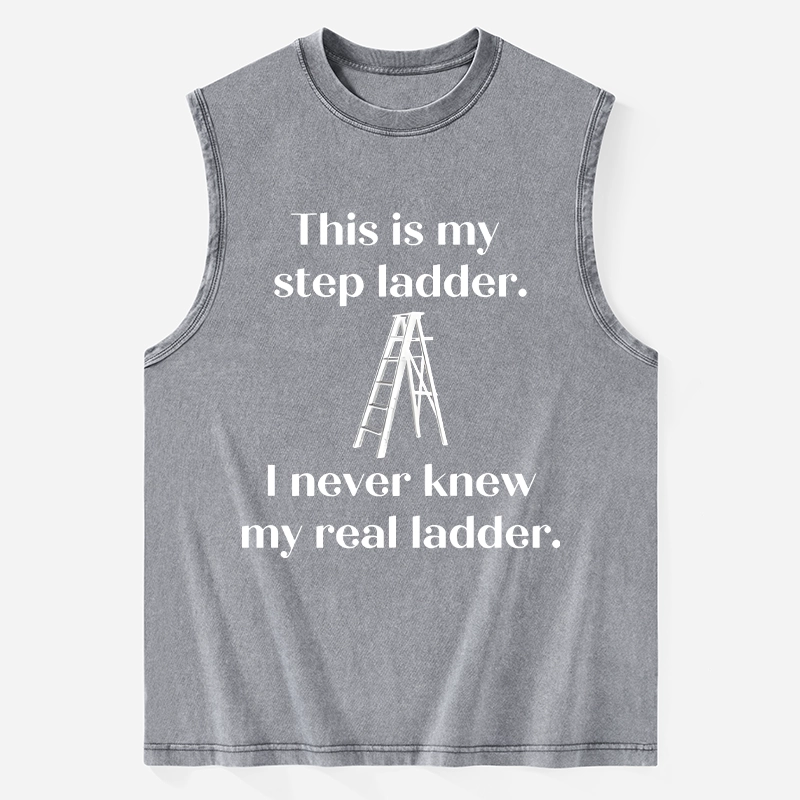 Tokyo-Tiger A Real Ladder Funny Washed Tank