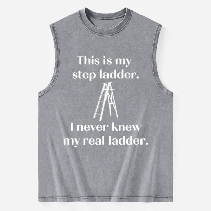 Tokyo-Tiger A Real Ladder Funny Washed Tank