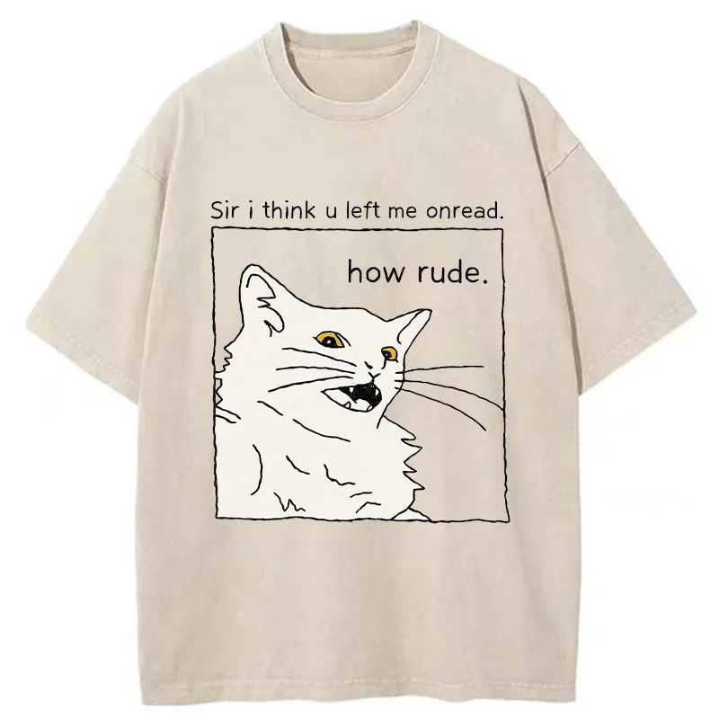 Tokyo-Tiger Cat That Condemn Humans Washed T-Shirt