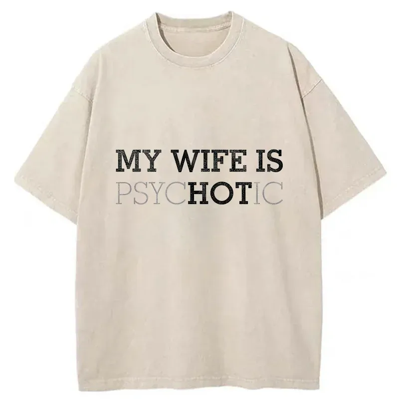 Tokyo-Tiger My Wife Is Hot Washed T-Shirt