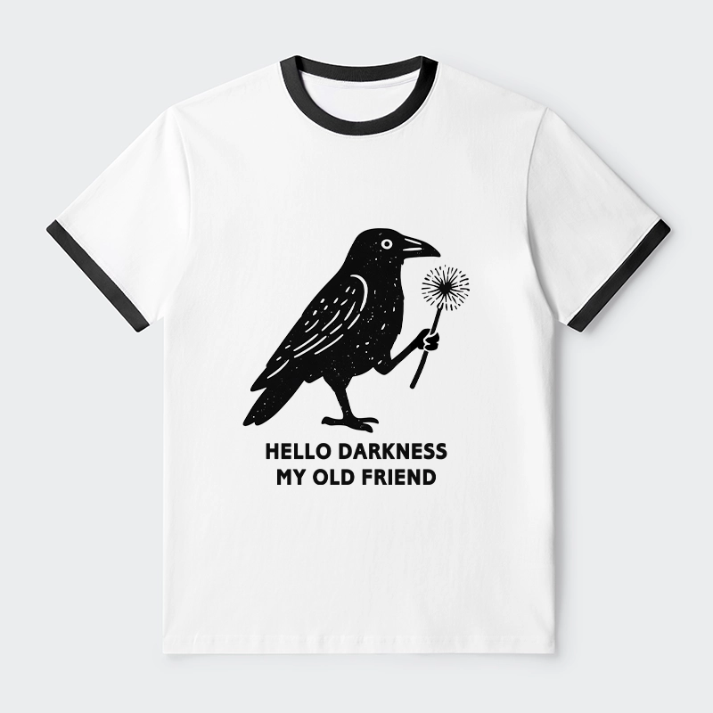 [Copy]Tokyo-Tiger Which One Should I Wear Today Contrast Trim T-Shirt