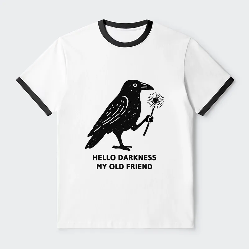 [Copy]Tokyo-Tiger Which One Should I Wear Today Contrast Trim T-Shirt