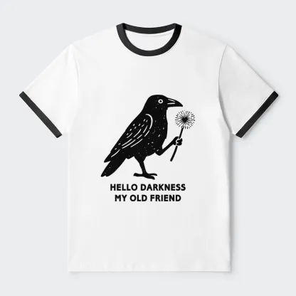 [Copy]Tokyo-Tiger Which One Should I Wear Today Contrast Trim T-Shirt