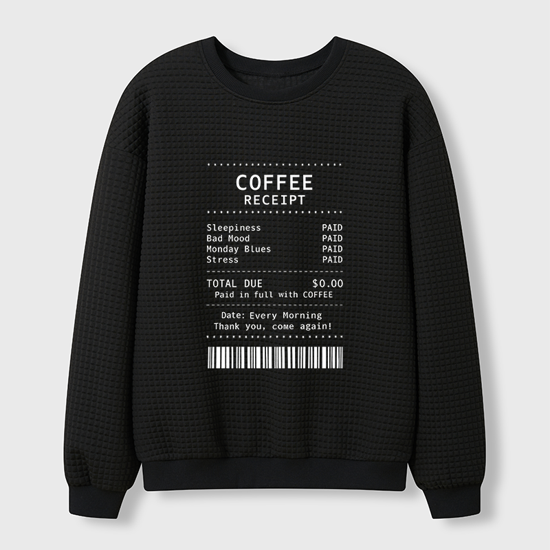 Tokyo-Tiger Coffee Bill Waffle Sweatshirt