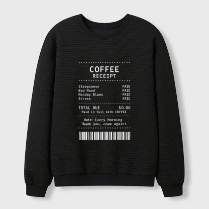 Tokyo-Tiger Coffee Bill Waffle Sweatshirt