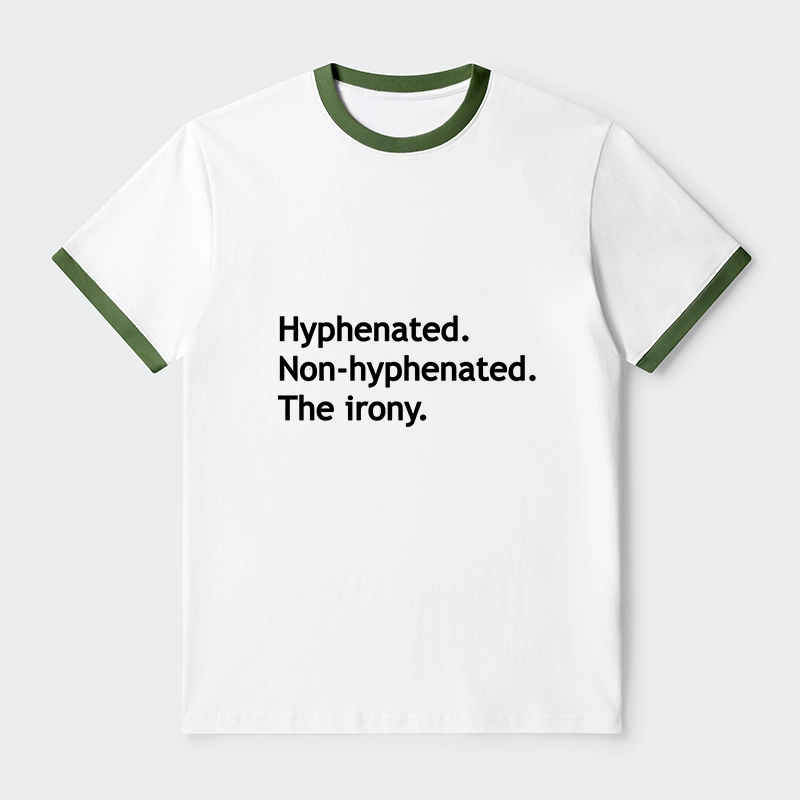 Tokyo-Tiger Hyphenated Funny Trim T-Shirt
