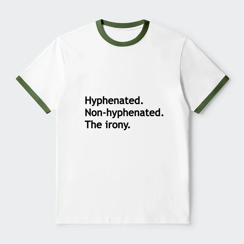 Tokyo-Tiger Hyphenated Funny Trim T-Shirt