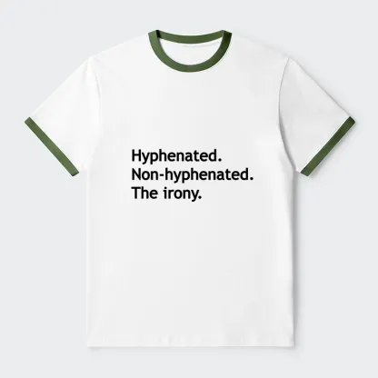 Tokyo-Tiger Hyphenated Funny Trim T-Shirt