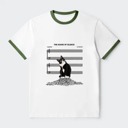 Tokyo-Tiger The Sound Of Silence Trim T-Shirt