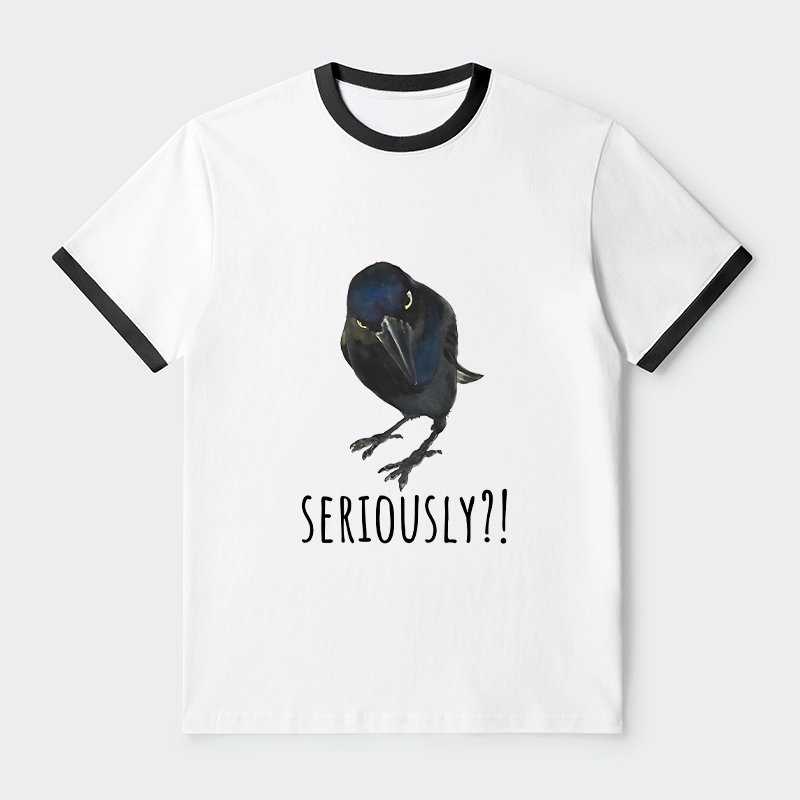 Tokyo-Tiger Raven's Question Trim T-Shirt