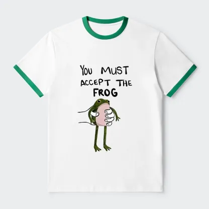 Tokyo-Tiger Accept This Frog Trim T-Shirt
