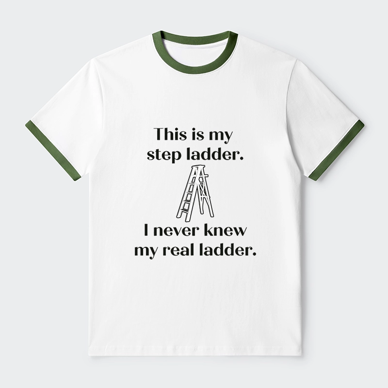 Tokyo-Tiger A Real Ladder Funny Trim T-Shirt