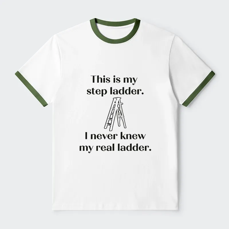 Tokyo-Tiger A Real Ladder Funny Trim T-Shirt