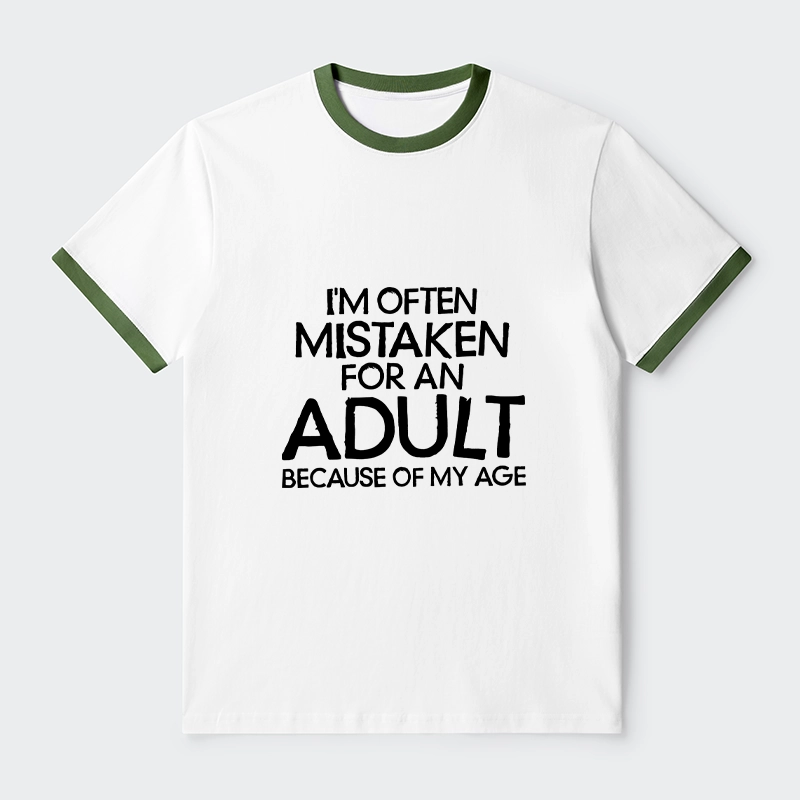 Tokyo-Tiger Old In Age But Young At Heart Trim T-Shirt