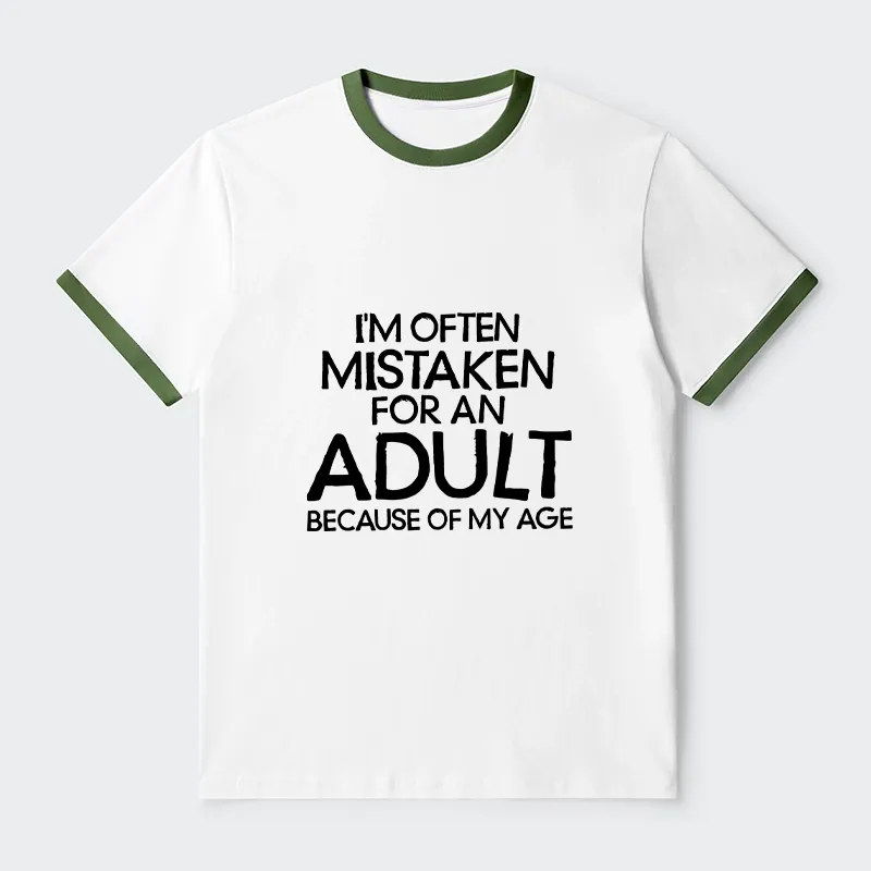 Tokyo-Tiger Old In Age But Young At Heart Trim T-Shirt