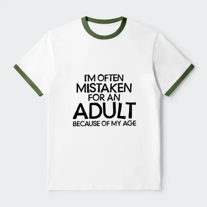 Tokyo-Tiger Old In Age But Young At Heart Trim T-Shirt