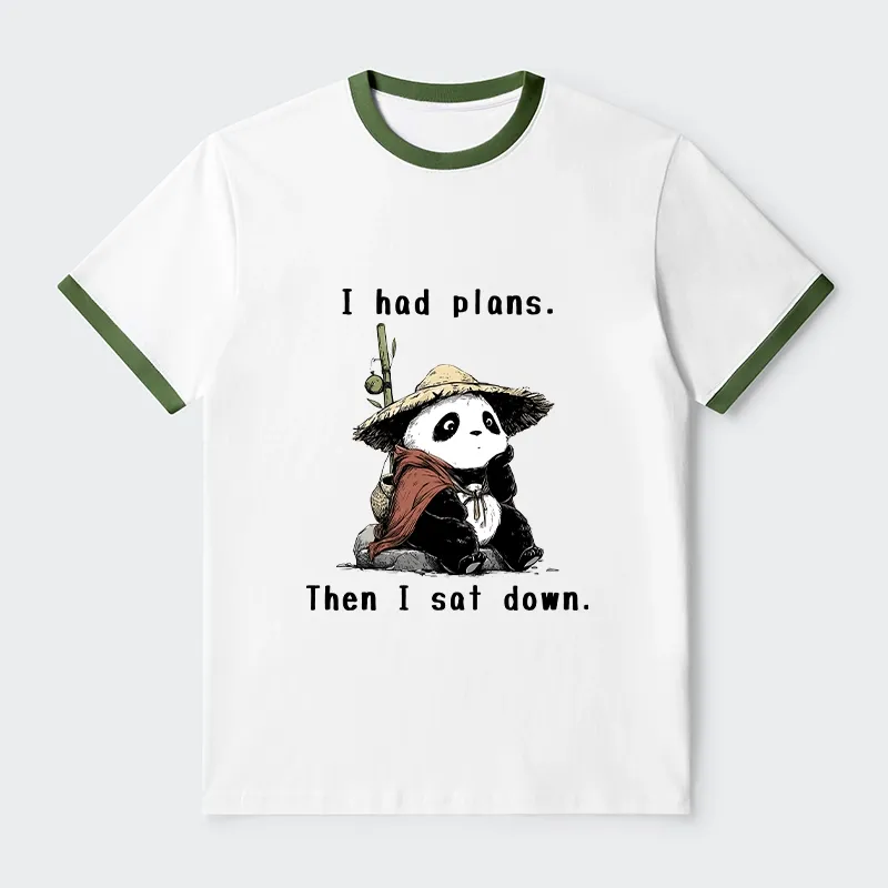 Tokyo-Tiger The Maybe Later Panda Trim T-Shirt