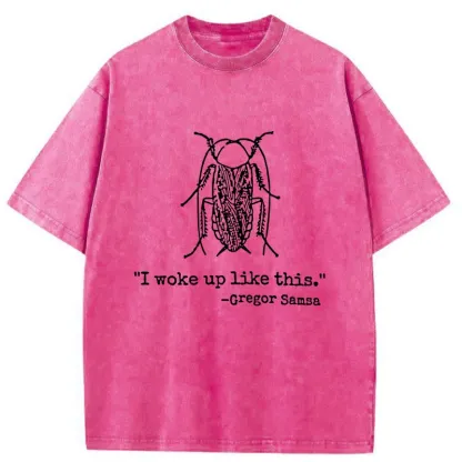 Tokyo-Tiger I Woke Up Like This Washed T-Shirt