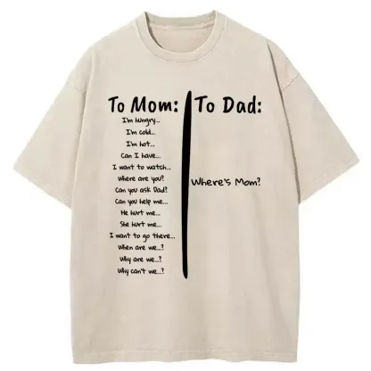 Tokyo-Tiger Conversations With Parents Washed T-Shirt