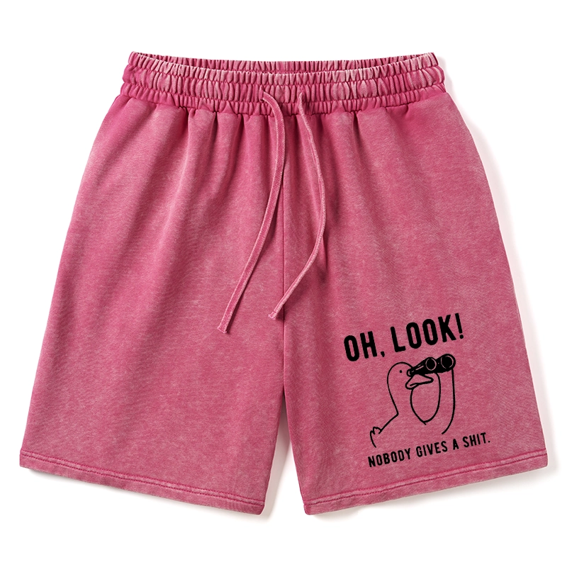 Tokyo-Tiger No One Cares About The Duck Washed Shorts