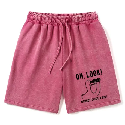 Tokyo-Tiger No One Cares About The Duck Washed Shorts