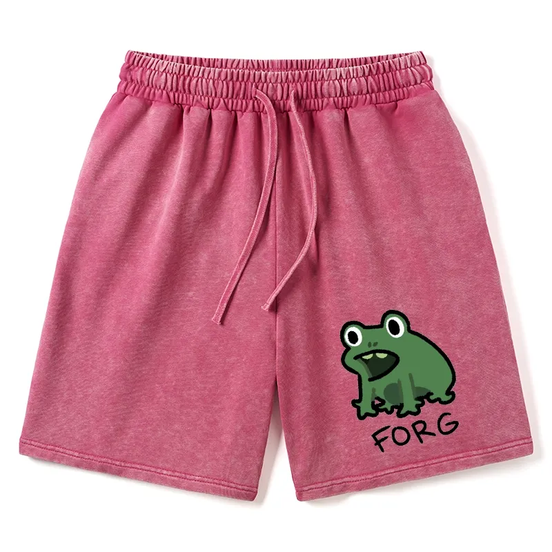 Tokyo-Tiger Funny Forg Japan Washed Shorts
