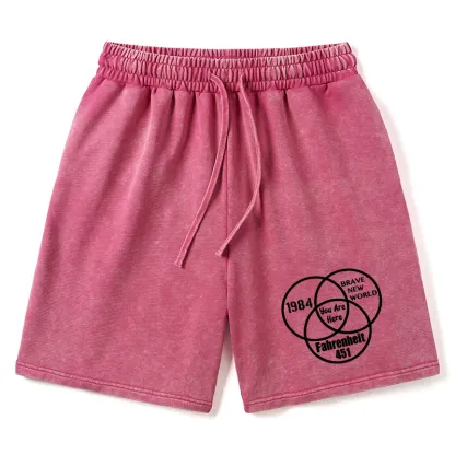 Tokyo-Tiger Multidimensional Thinking And Rebellion Washed Shorts