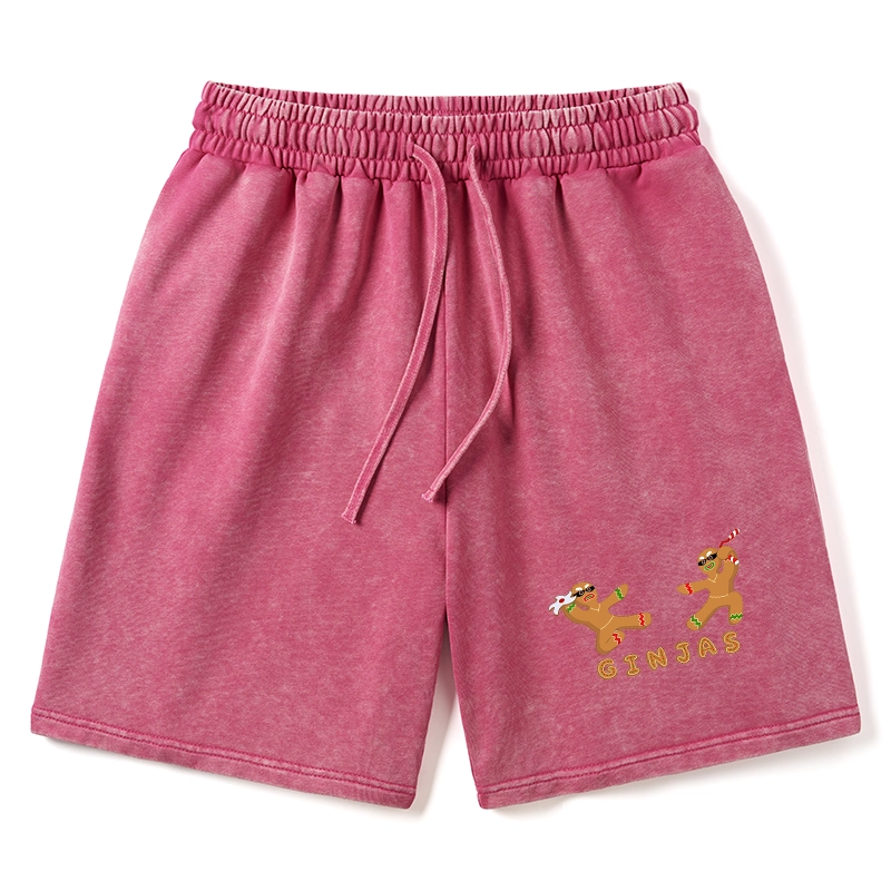 Tokyo-Tiger Gingerbread Ninja Washed Shorts