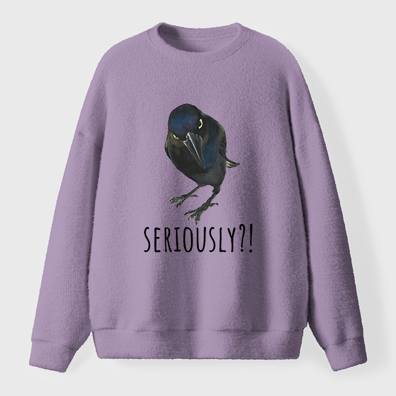 Tokyo-Tiger Raven's Question Fuzzy Sweatshirt