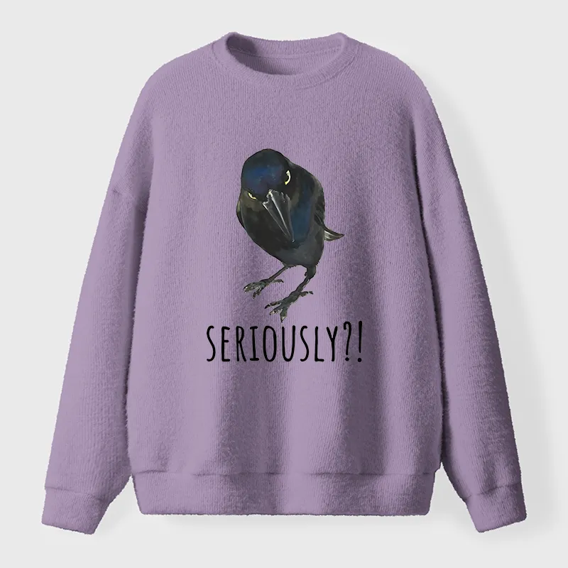 Tokyo-Tiger Raven's Question Fuzzy Sweatshirt