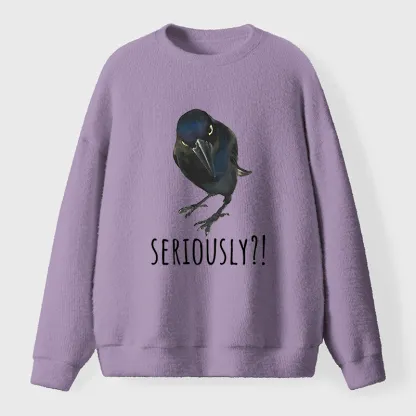 Tokyo-Tiger Raven's Question Fuzzy Sweatshirt