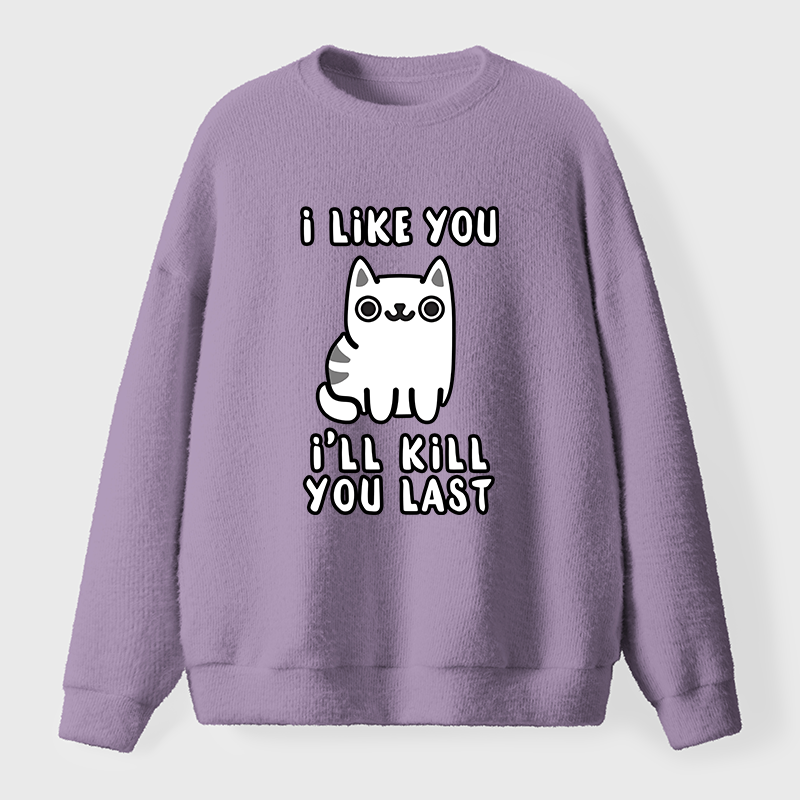 Tokyo-Tiger Cats And Humans Have A Love-hate Relationship Fuzzy Sweatshirt